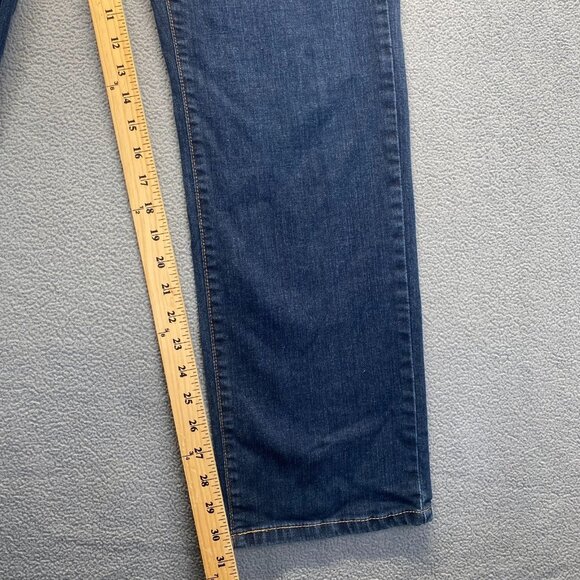 Levis 512 Womens Blue Jeans Straight Leg Size 14 M Stretch Denim,Casual - Picture 6 of 12